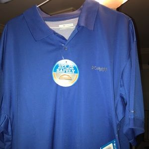BRAND NEW W/TAG Columbia PFG Short Sleeve Polo